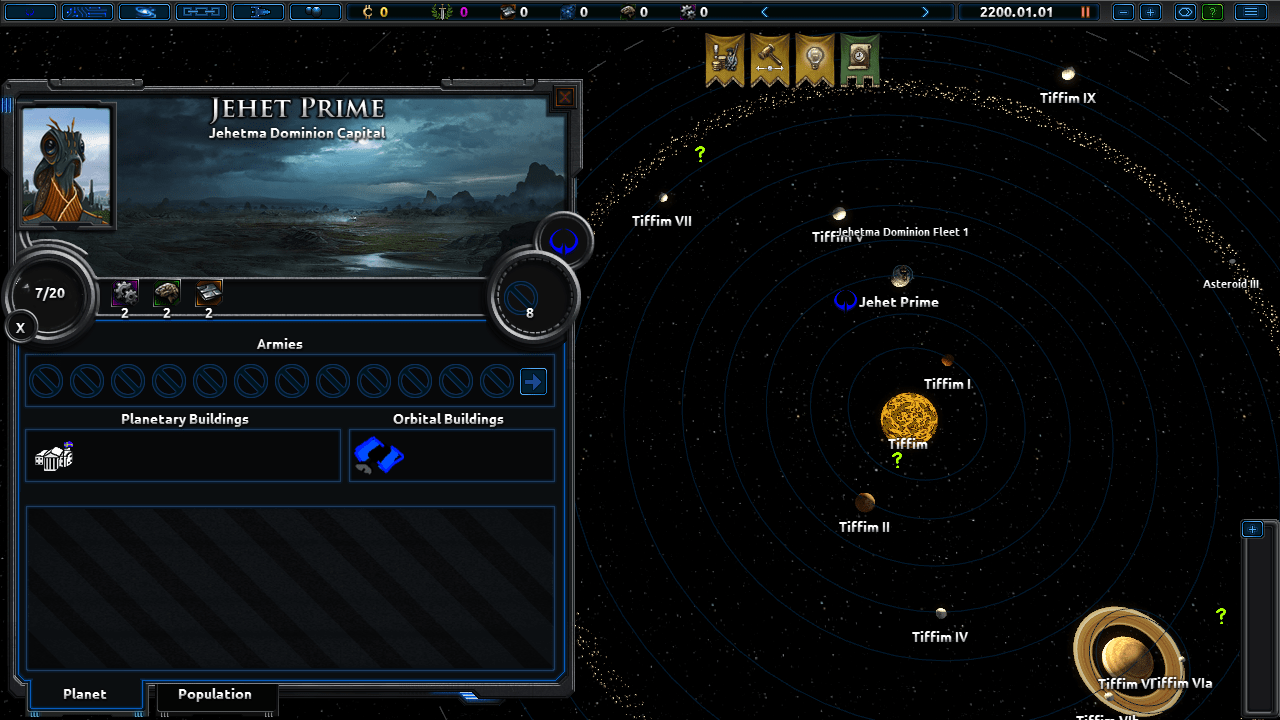 ebauche de Stellaris